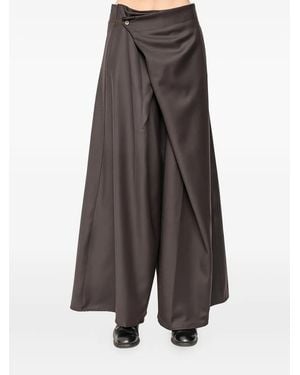 Andrea Ya'aqov Pleated Trousers - Grey