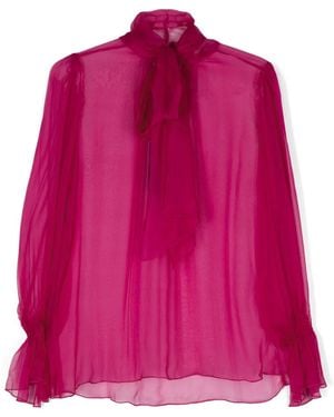 Nissa Silk Blouse - Pink