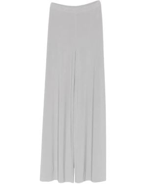 Norma Kamali Bias Straight Broek - Wit