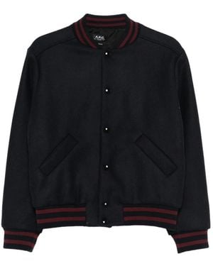 A.P.C. Alizee Buttoned Jacket - Black