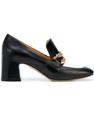 Madison Maison Perla Block Heel Loafers - Black