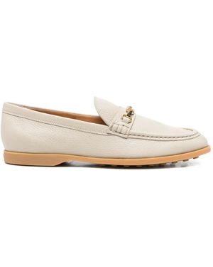 Tod's Horsebit Loafers - White