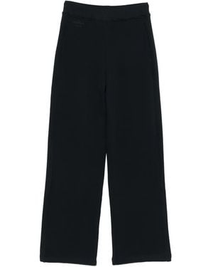 Max Mara リブ パンツ - ブラック