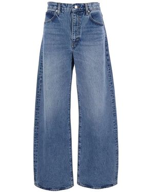 FRAME Vaqueros Anchos The Bow - Azul