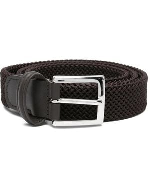 Kiton Cintura Intrecciata - Nero