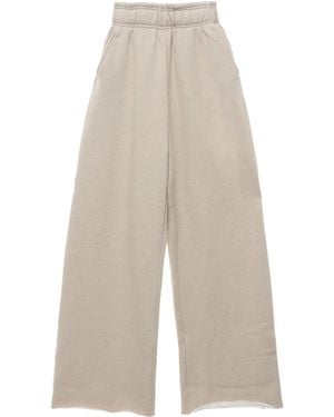 Entire studios Elasticated-Waistband Track Trousers - White