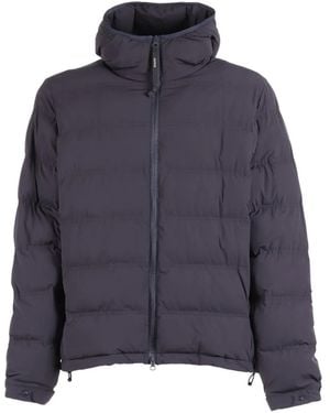 Aspesi Hooded Long-Sleeve Jacket - Blue