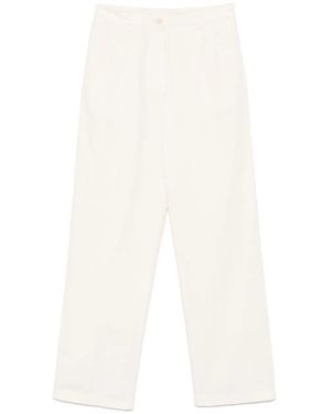 Aspesi プリーツ パンツ - ホワイト