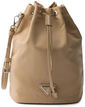 Prada Pochette Re-Nylon - Natural