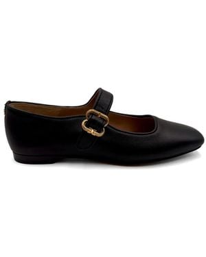 Sam Edelman Michaela Buckle-Strap Ballet Flats - White