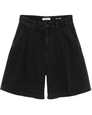 Carhartt High-Rise Denim Shorts - Black