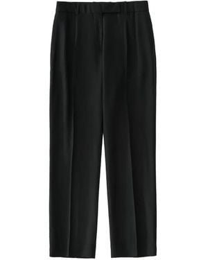 Studio Nicholson Quarte Pin-Tuck Tailored Pants - Black