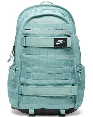 Nike Logo-Patch Webbing Backpack - Blue
