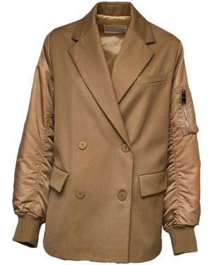 Dondup Veste Croisée À Poches À Rabat - Brown