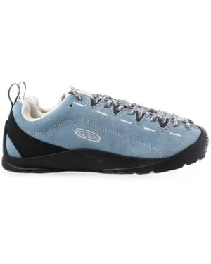 Keen Jasper Suede-Panelled Sneakers - Blue