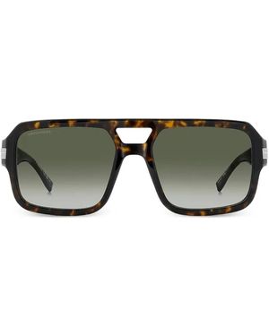 DSquared² Tortoiseshell-Effect Sunglasses - Green