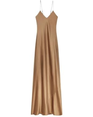 ÉTERNE Slip Maxi Dress - Natural