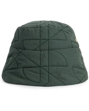 Patou Quilted Bucket Hat - Green