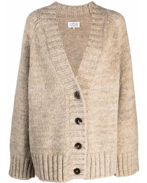 Tシャツ・カットソー MAISON MARGIELA Melange Cappuccino Wool Blend Cardigan Melange cappuccino wool blend cardigan – G&B