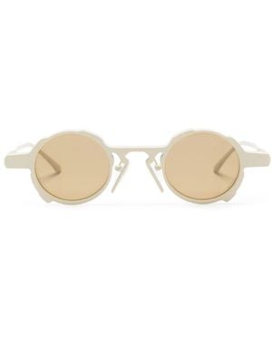 Henrik Vibskov Bronson Round-Frame Sunglasses - Natural