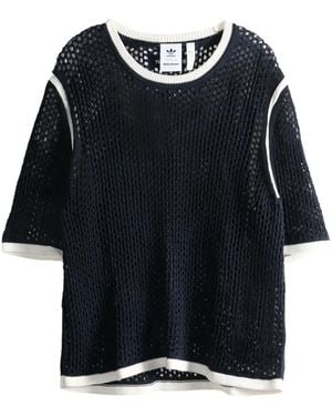 adidas X Wales Bonner Crochet T-Shirt - Black