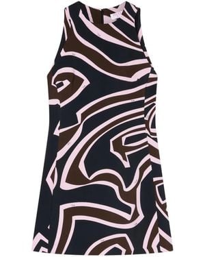 PUCCI Labirinto-Print Cady Dress - White