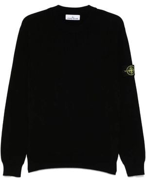 Stone Island コンパスバッジ セーター - ブラック
