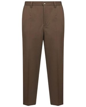 D4.0 Pressed Trousers - Brown