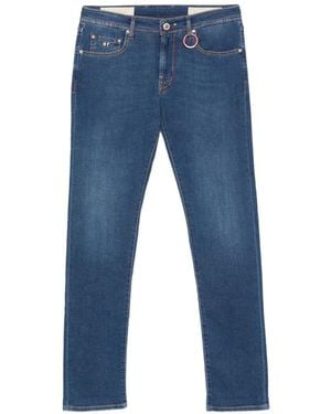 Sartoria Tramarossa Michelangelo Logo-Patch Jeans - Blue