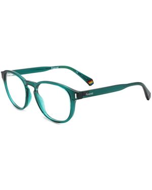 Polaroid Round-Frame Glasses - Green