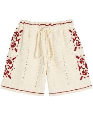 S.S.Daley Sako Crochet Shorts - Natural