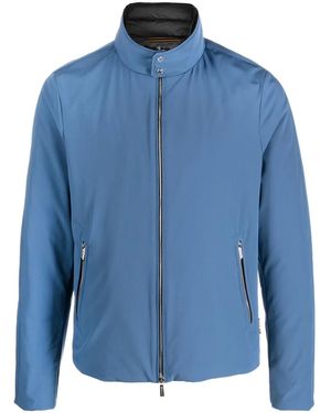 Moorer Plain Lightweight Jacket - Blue