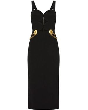 Rebecca Vallance Chelsea Embellished Cutout Bustier Dress - Black