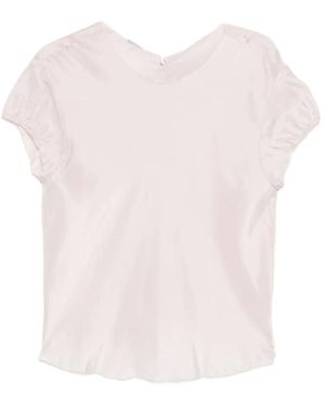 Susanne Bommer Gathered-Sleeve Shirt - Pink