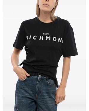 John Richmond Logo-Print T-Shirt - Black