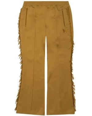 Needles Fringed Track Trousers - Green