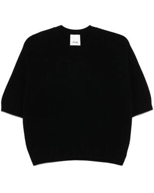 Allude Kasjmier T-Shirt - Zwart