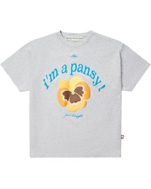 Advisory Board Crystals Pansy T-Shirt - Weiß