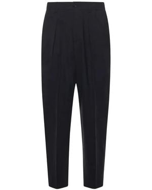 BE ABLE Bundfaltenhose Mit Kordelzug - Blau