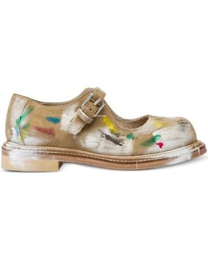 Moschino Buckle Strap Loafers - Multicolour