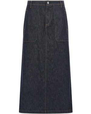 Theory Klassischer Jeansrock - Blau