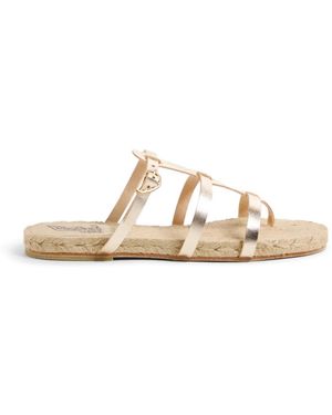 Castañer Milos Leather Sandals - Metallic