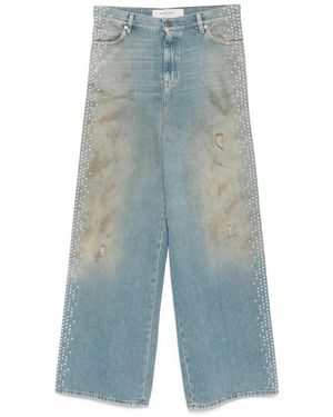 Golden Goose デコラティブ ワイドジーンズ - ブルー