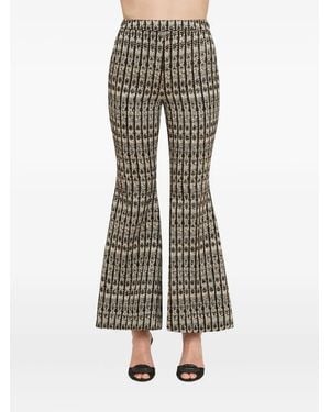 Giambattista Valli Bouclé Flared Broek - Naturel