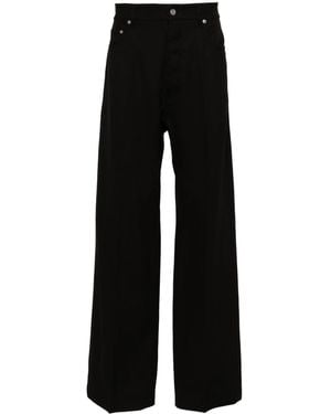 Rick Owens Geth Wide-Leg Tailored Trousers - Black