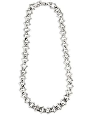 Emanuele Bicocchi Polished Sharp-Chain Necklace - White