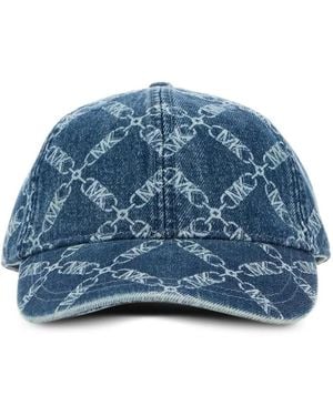 MICHAEL Michael Kors Denim Baseball Cap - Blue