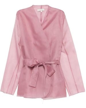 Antonelli Veste À Taille Ceinturée - Pink