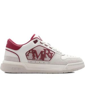 Amiri Classic Low Logo-Detail Leather Trainers - Pink