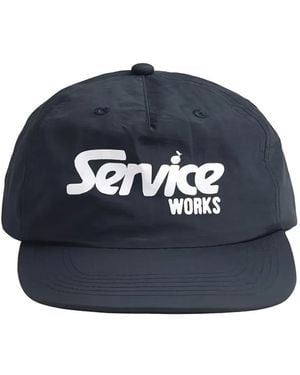 Service Works Logo-print Cap - ブルー
